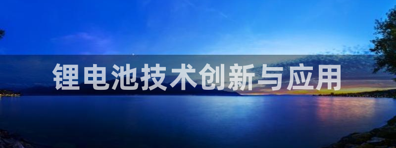 尊龙人生就是博官方官网：锂电池技术创新与应用